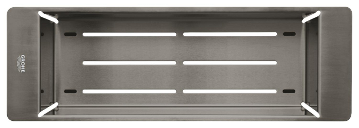 Vas chiuveta Grohe 40852AL0, 450 x 150 x 100 mm, otel inoxidabil, mat, grafit [2]