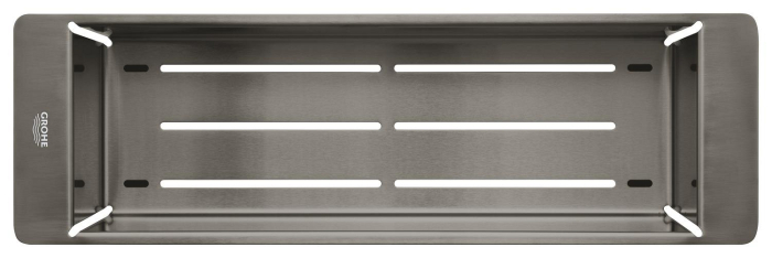 Vas chiuveta Grohe 40853AL0, 490 x 150 x 100 mm, otel inoxidabil, mat, grafit [2]