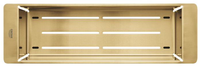 Vas chiuveta Grohe 40853GN0, 490 x 150 x 100 mm, otel inoxidabil, mat, auriu [2]