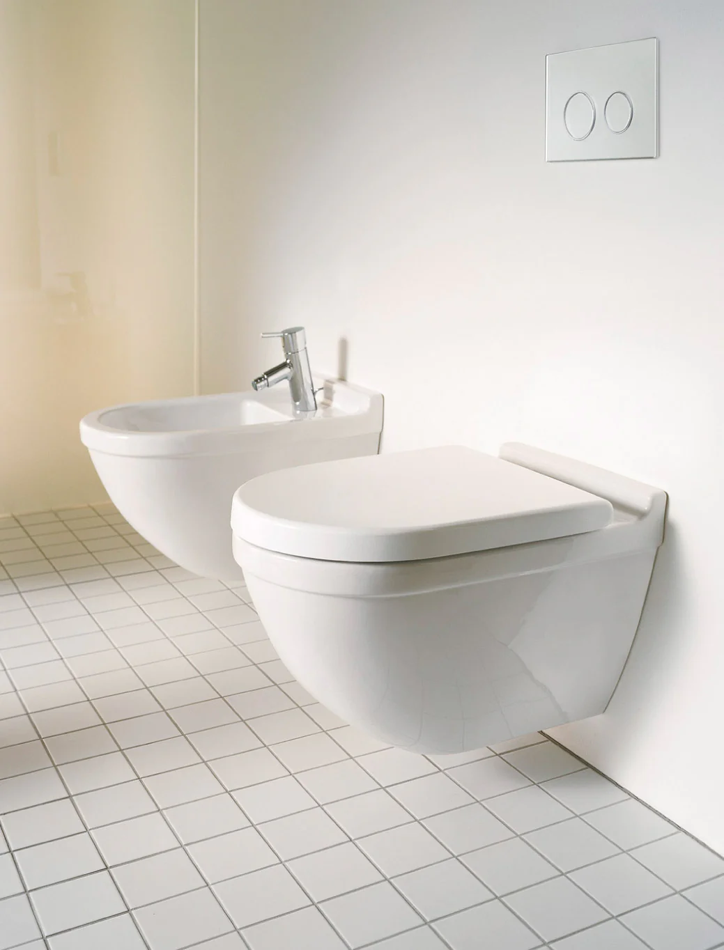 Vas WC Duravit 2226090000, Starck 3, montaj suspendat, tip clatire jet de apa, tip evacuare orizontala, alb [4]