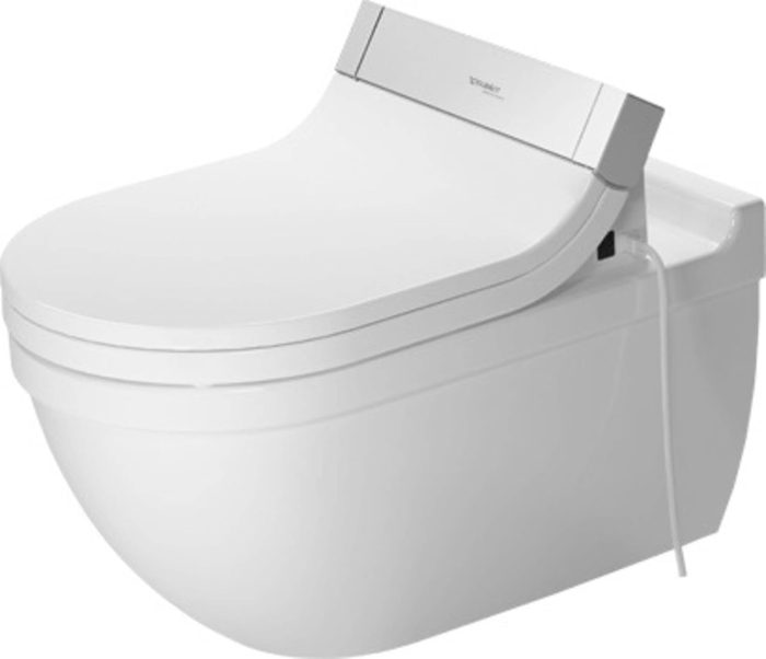 Vas WC Duravit 2226090000, Starck 3, montaj suspendat, tip clatire jet de apa, tip evacuare orizontala, alb [3]