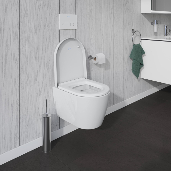 Vas WC Duravit 2530090000, Me by Starck, montaj suspendat, zona montaj interior, tip clatire jet de apa, alb [4]
