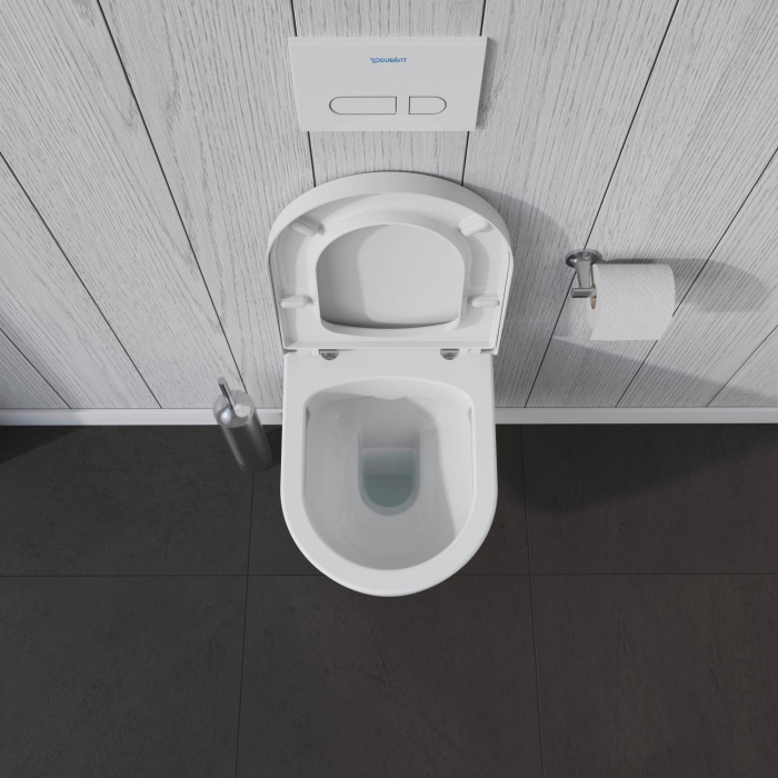 Vas WC Duravit 2530090000, Me by Starck, montaj suspendat, zona montaj interior, tip clatire jet de apa, alb [7]
