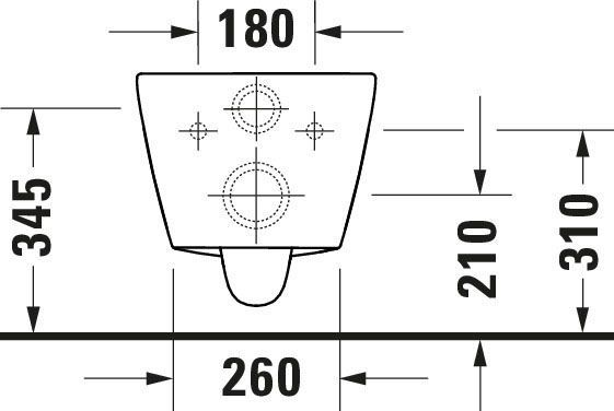 Vas WC Duravit 2588090000, D-Neo, montaj suspendat, zona montaj interior, tip clatire jet de apa, alb [16]