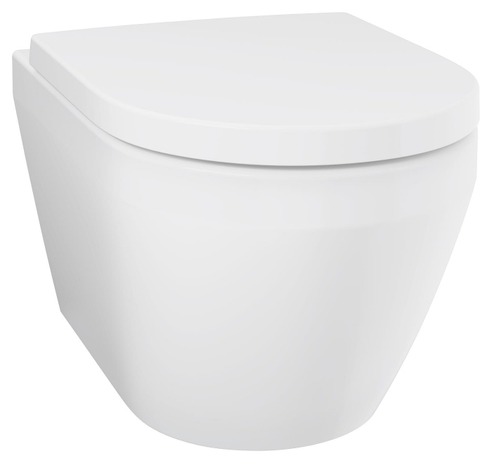 Vas WC Grohe 102510SH00, New Euro Ceramic, suspendat, rimless, capac SoftClose, alb [3]