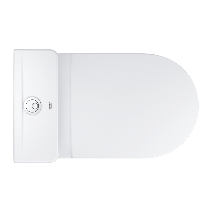 Vas WC Grohe 39910000, Bau Ceramic, montaj pe podea, tip clatire jet de apa, tip evacuare verticala, orizontala, alb [9]