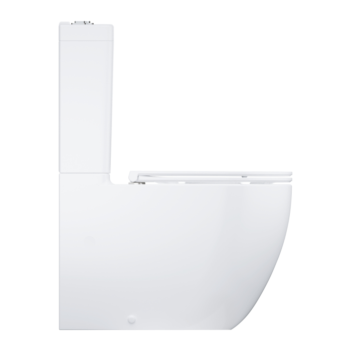 Vas WC Grohe 39910000, Bau Ceramic, montaj pe podea, tip clatire jet de apa, tip evacuare verticala, orizontala, alb [8]