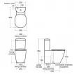 Vas WC Ideal Standard Connect Cube E803701, montare pe podea, evacuare orizontala, pentru rezervor aparent, alb [2]