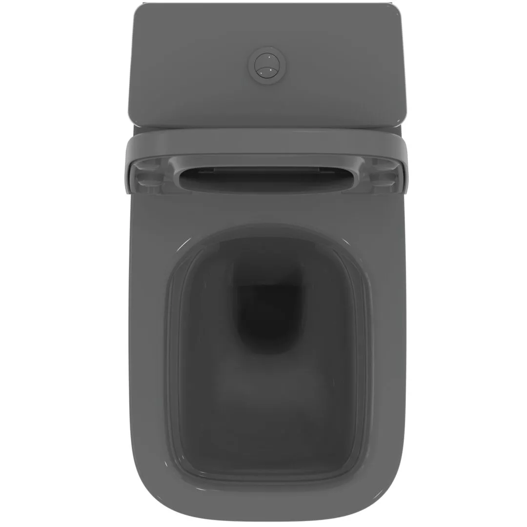 Vas WC Ideal Standard I.Life B, pe podea, Rimless, fara capac/rezervor, lucios, gri, T461258 [9]