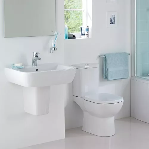 Vas WC Ideal Standard Tempo T331201, montare pe podea, evacuare orizontala, pentru rezervor incastrat, alb [4]