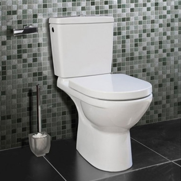 Vas WC monobloc stativ Villeroy & Boch, O.Novo, rotund, direct flush, alb alpin [4]