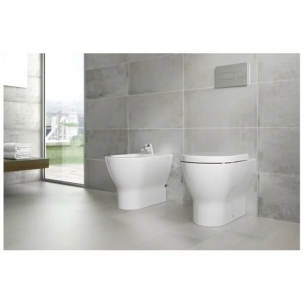 Vas WC pe pardoseala BTW Gala Emma Rounded alb lucios [2]