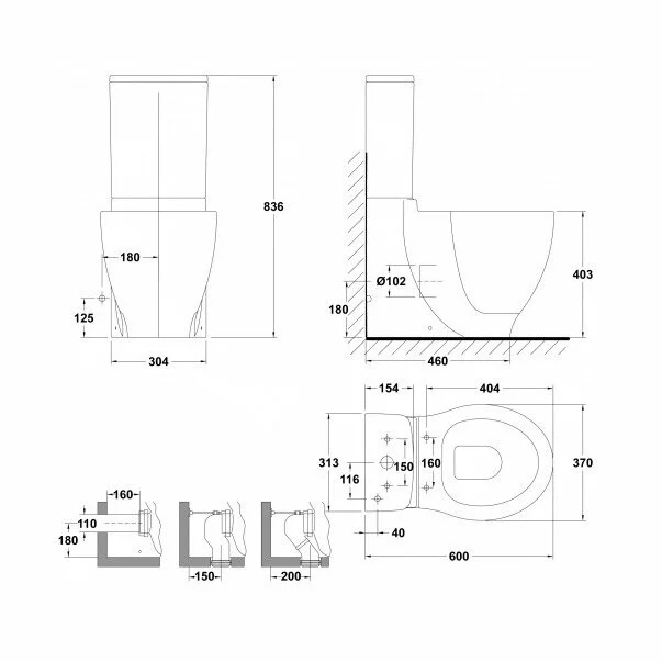 Vas wc pe pardoseala Gala Klea BTW [3]