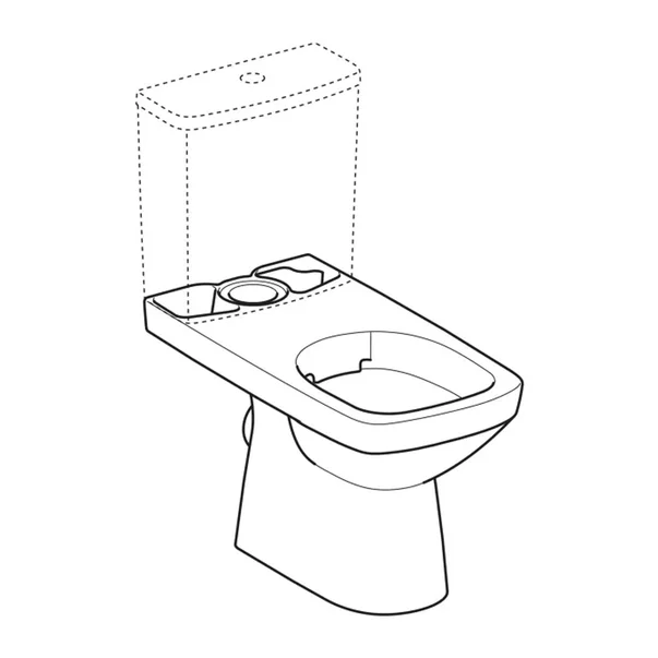 Vas WC pe pardoseala Geberit Selnova Square Rimfree alb lucios [5]