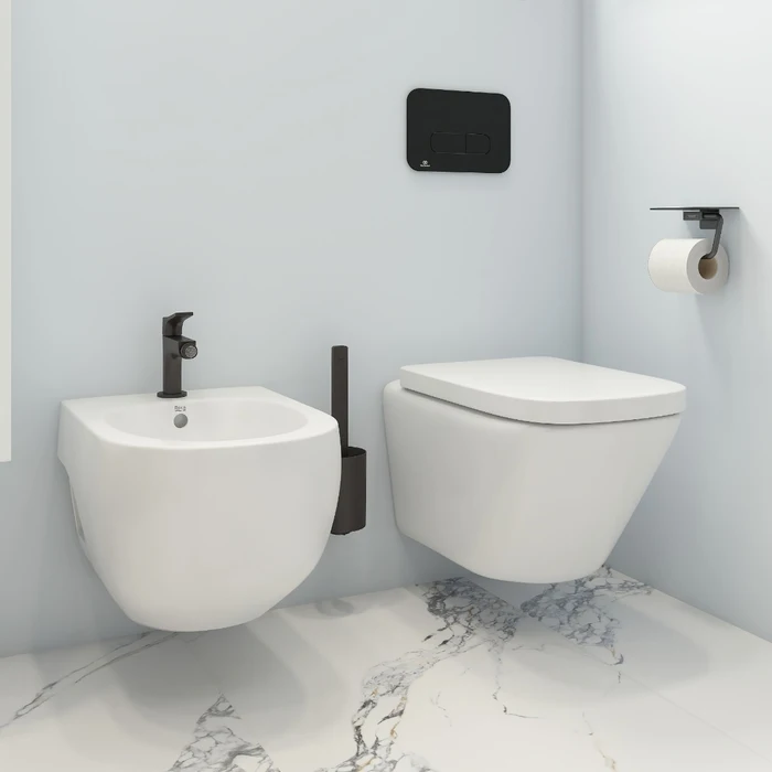 Vas WC Roca A34647L000, 350 mm, 540 mm, 1 functii speciale, suprafata antiaderent, suspendat, jet de apa, Alb [3]