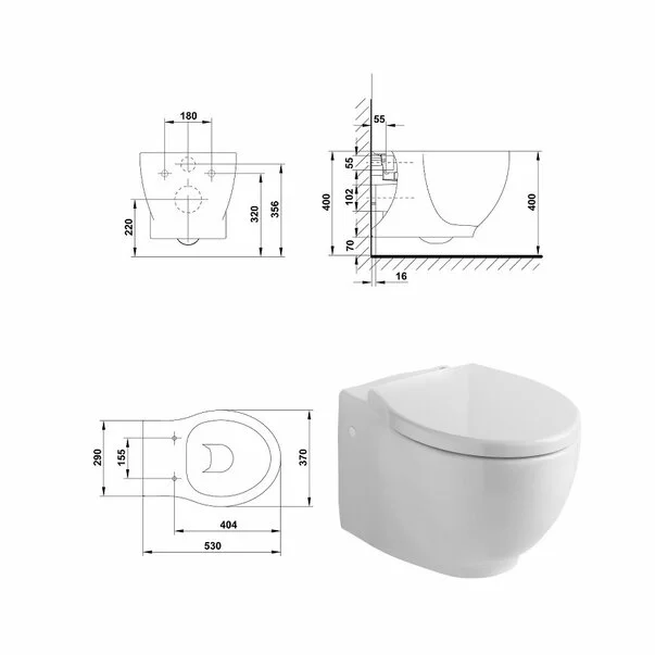 Vas wc suspendat Gala Klea [3]