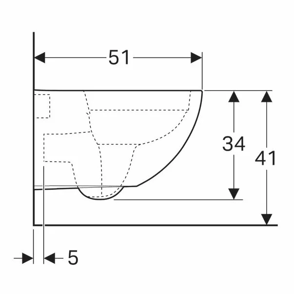 Vas wc suspendat Geberit Acanto Rimfree [9]