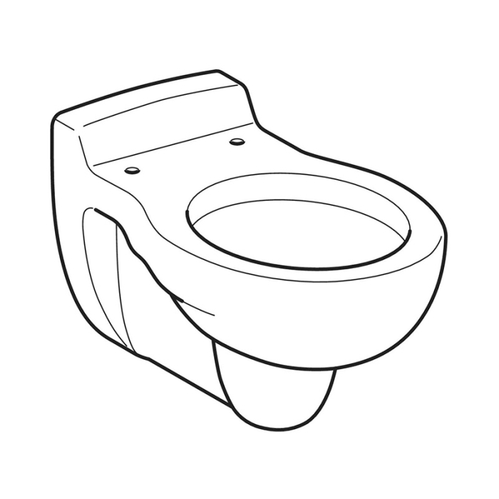 Vas WC suspendat, Geberit, Bambini, pentru copii, alb [2]