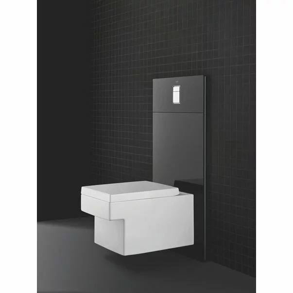Vas wc suspendat Grohe Cube Ceramic Rimless Triple Vortex cu PureGuard [2]