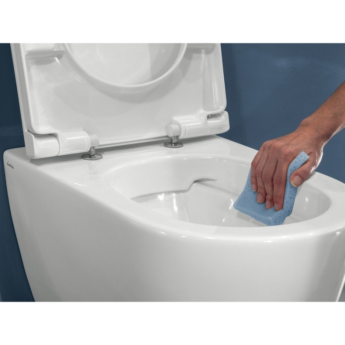 Vas WC suspendat, Hatria, Fusion, Pure rim, alb [3]