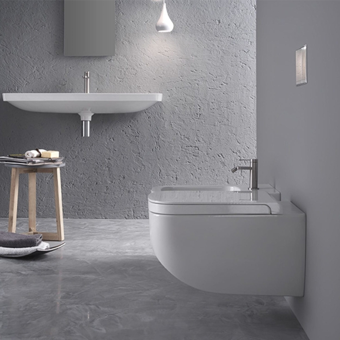 Vas WC suspendat Hatria, Next, pure rim, alb [2]