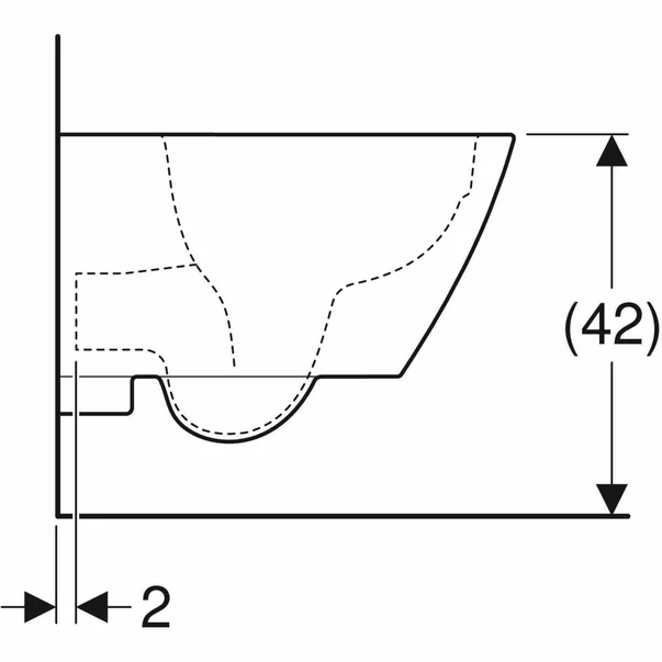 Vas wc suspendat rimfree Geberit Smyle Square [4]