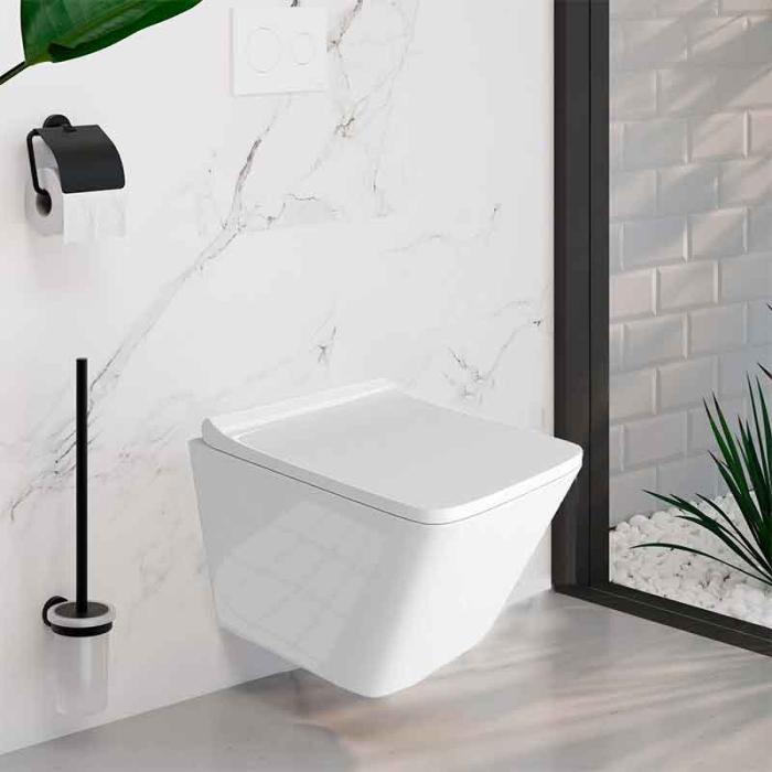 Vas WC suspendat Spectrum Lima 3.0, Tornado Flush, 34 x 48.5 cm, alb [4]