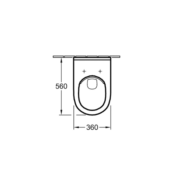 Vas WC suspendat Villeroy & Boch, O.Novo, DirectFlush, alb [3]