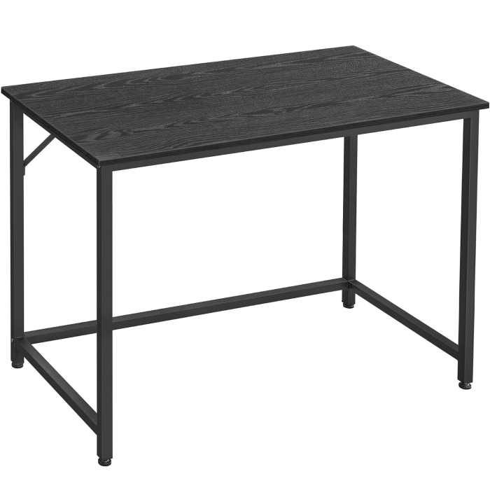VASAGLE Birou cu cadru din otel, 50x100x75cm, industrial, negru [1]