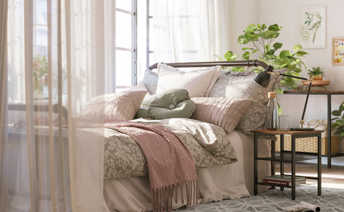 Noptiera cu cadru metalic, blat MDF, rafturi reglabile, 40x40x50cm, maro rustic [10]