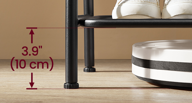 VASAGLE Pantofar cu banca de depozitare, raft si sertar, stil industrial, 30x80x64 cm, maro rustic [2]