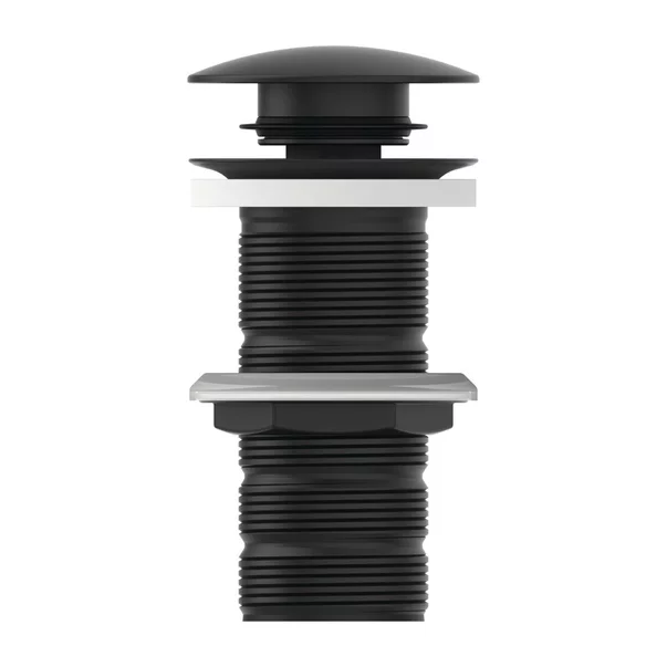 Ventil Ideal Standard pentru lavoare fara preaplin negru mat push-open [3]