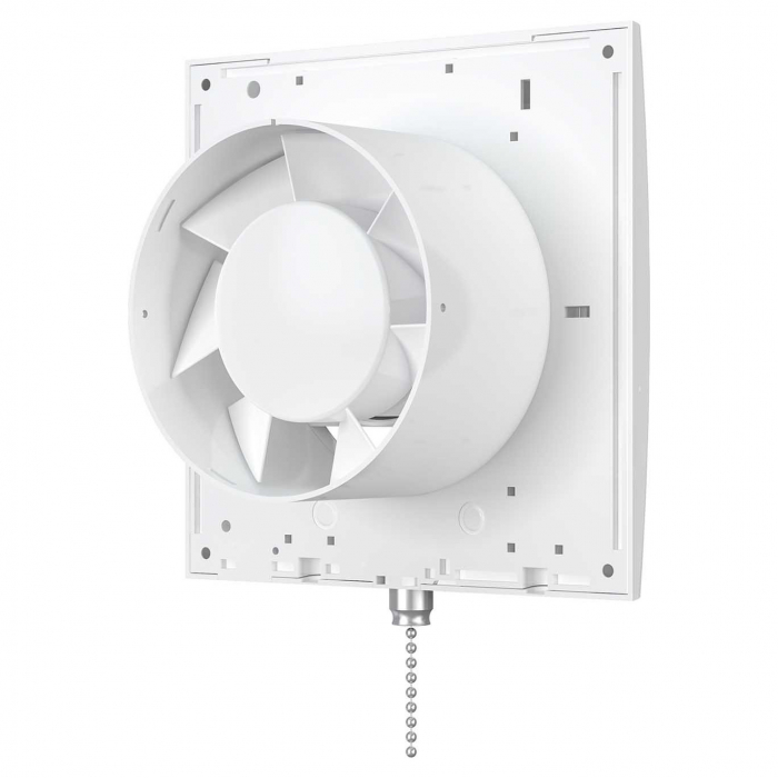 Ventilator baie VentEurope EASY100PS, diametru 100 mm, debit 97 mc/h, cu snur, IP24, 14W, silentios, economic, Alb [4]