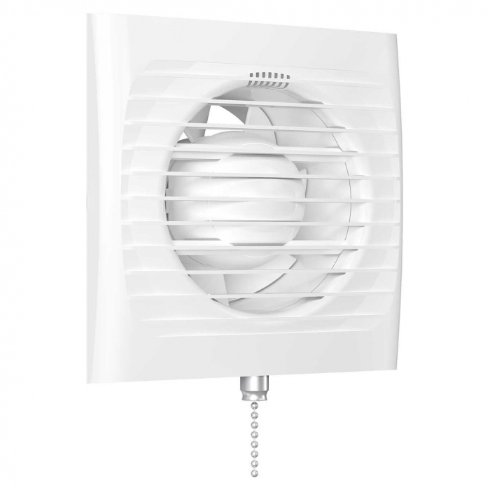 Ventilator baie VentEurope EASY100PS, diametru 100 mm, debit 97 mc/h, cu snur, IP24, 14W, silentios, economic, Alb [2]