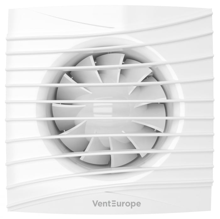 Ventilator baie VentEurope FANCY100BD, silentios, diametru 100mm, alb [3]