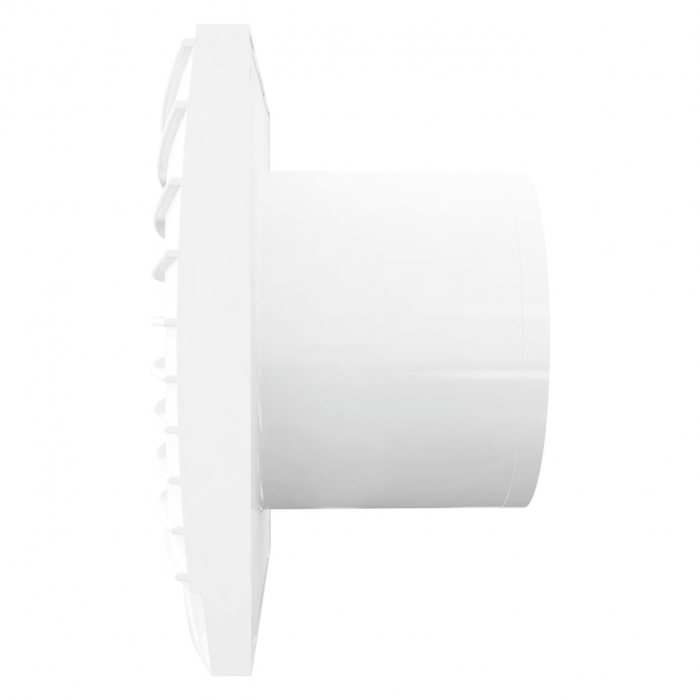 Ventilator baie VentEurope FANCY100BDHT, diametru 100 mm, debit 90 mc/h, clapeta anti-retur, temporizator, senzor de umiditate, IP24, silentios, economic, Alb [5]