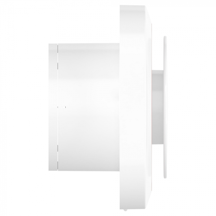 Ventilator baie VentEurope ROUND125, diametru 125 mm, debit 150 mc/h, IP24, 2 trepte, 17W silentios, economic, flansa scurtata, Alb [5]