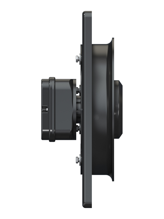 Ventilator comercial VentEurope GALE250, diametru 250 mm, debit 1100 m³/h, 120W, IPX4, motor pe rulmenti, negru [4]