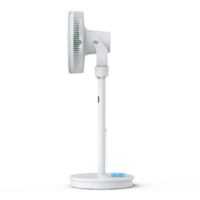 Ventilator cu picior Rowenta Turbo Silence Compact 3D Nomad QV5050F0, 20 W, 3 moduri automate, 20 trepte de viteza, telecomanda inclusa, inaltime ajustabila, motor Effitech, timer, cronometru, alb [8]