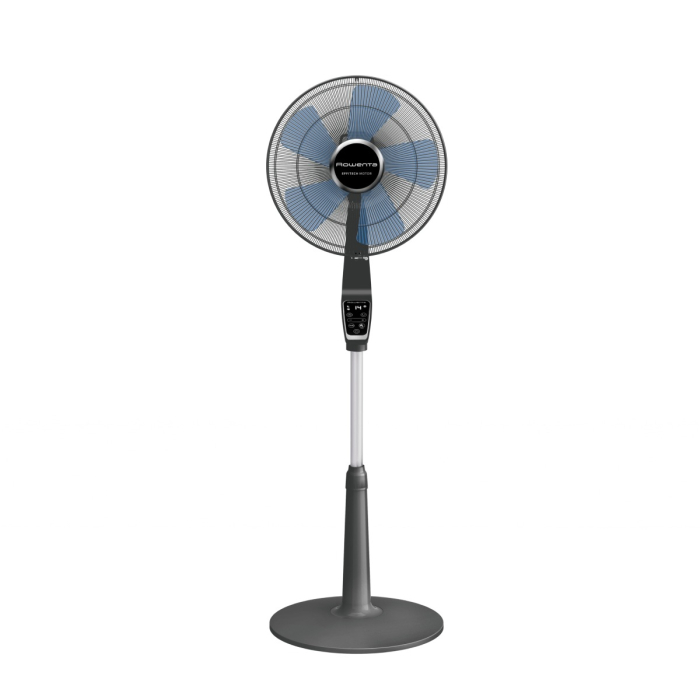 Ventilator cu picior Rowenta Turbo Silence Extreme VU5677F0, 34 W, 10 trepte de viteza, oscilatie multidirectionala automata, oprire automata, motor Effitech, telecomanda, timer, cronometru, inaltime  [12]
