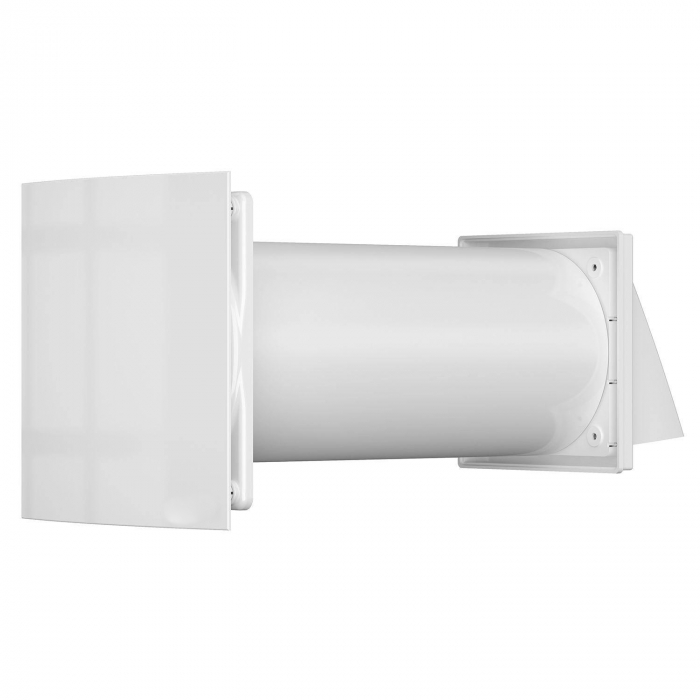 Ventilator VentEurope CUPER125, recuperare de caldura, Filtru G3, Alb, 200x200x423mm [3]