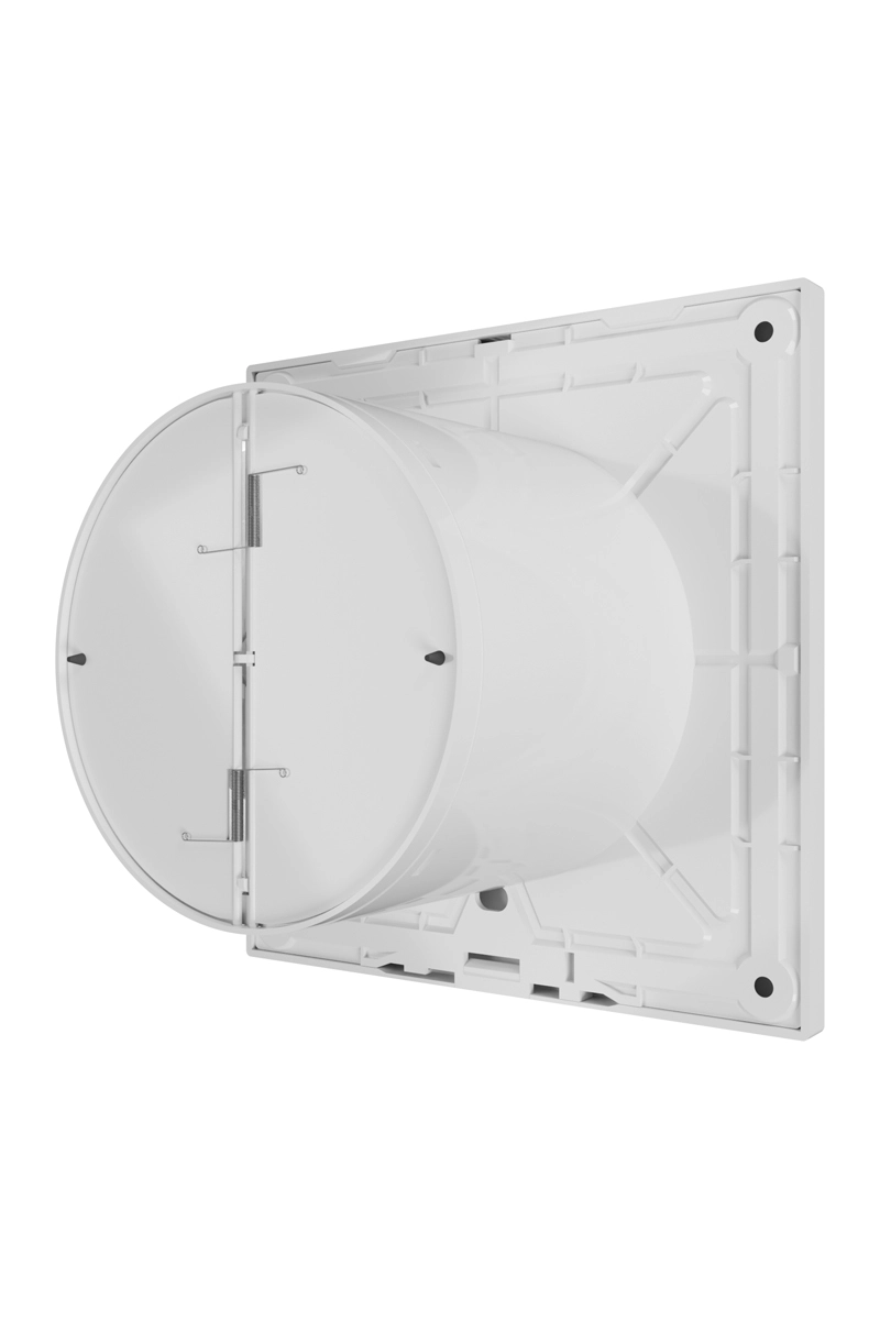 Ventilator de baie VentEurope EON125BDTB, diametru 125 mm, debit 220 m³/h, 20W, IP45, motor Turbo cu rulmenti, supapa antiretur silentioasa, Alb [4]