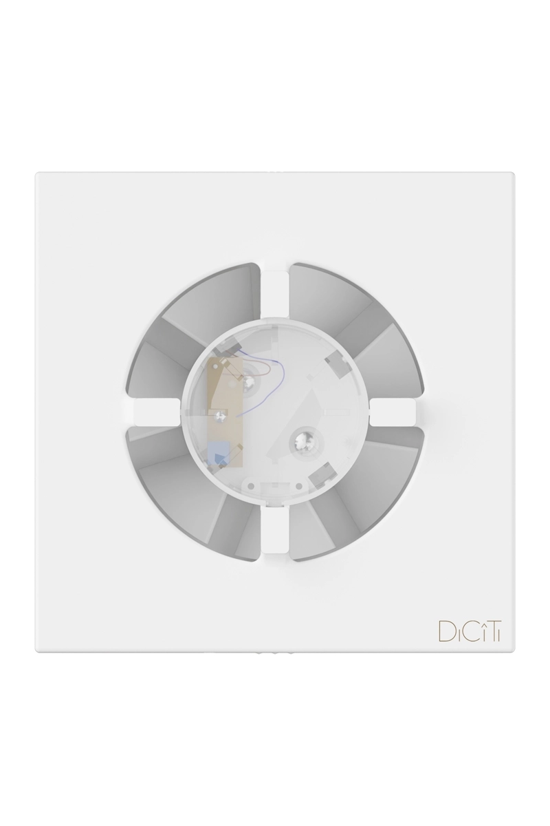 Ventilator de baie VentEurope EON100BDTB, diametru 100 mm, debit 115 m³/h, 19W, IP45, motor Turbo cu rulmenti, supapa antiretur silentioasa, Alb [2]