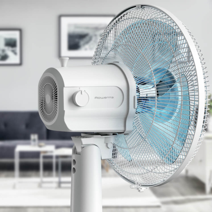 Ventilator de birou Rowenta Essential+ VU2330F2, 3 trepte de viteza, putere 35 W, design compact, nivel scazut de zgomot, alb [3]