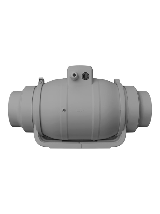 Ventilator de canal VentEurope MONSOON1252SPT, diametru 124 mm, timer oprire intarziata, debit 355 m³/h, 29W, IP44, 2 viteze, motor cu rulmenti, Gri [3]