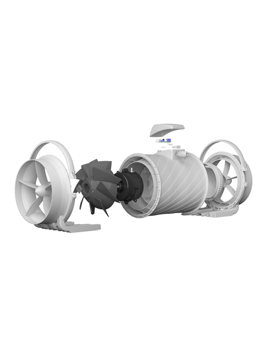 Ventilator de canal VentEurope MONSOON2002SPT, diametru 198.5 mm, debit 1100 m³/h, 105W, IP44, 2 viteze, motor cu rulmenti, Gri [6]