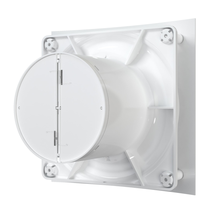Ventilator de perete VentEurope PLACE100, patrat, diametru 100 mm, debit 90 mc/h, 14W, IP24, silentios, Alb [3]
