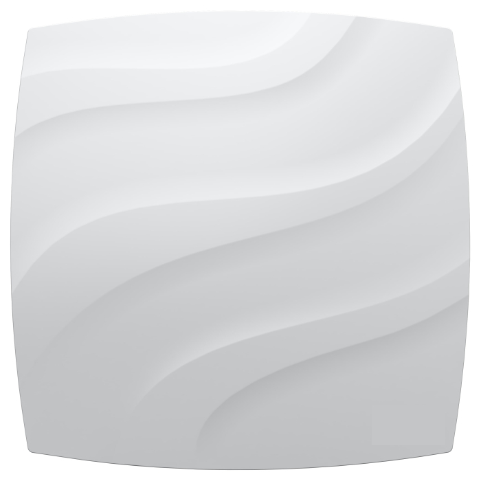 Ventilator de perete VentEurope STREAM100, patrat, diametru 100 mm, debit 95 mc/h, 14W, IP24, silentios, economic, Alb [2]