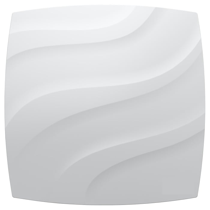 Ventilator de perete VentEurope STREAM100BD, patrat, clapeta antiretur, diametru 100 mm, debit 95 mc/h, 14W, IP24, silentios, economic, Alb [2]