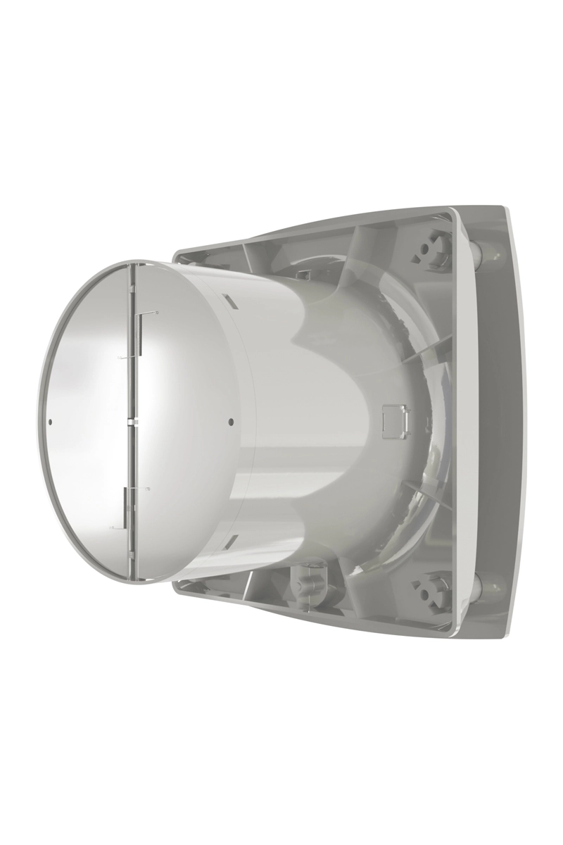 Ventilator de perete VentEurope STREAM100GC, patrat, clapeta antiretur, diametru 100 mm, debit 95 mc/h, 14W, IP24, silentios, economic, Gri [4]